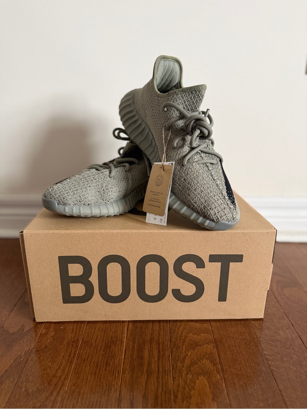 Yeezy Boost 350 V2 Cardboard Box with Black Print